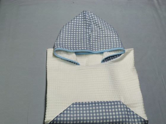 poncho verano azul
